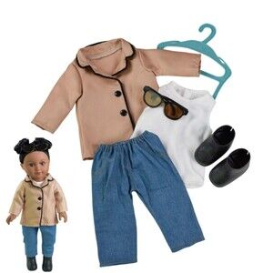 My Life As Peacoat Fashion Set 6 Piece Doll Clothes Set toy girl